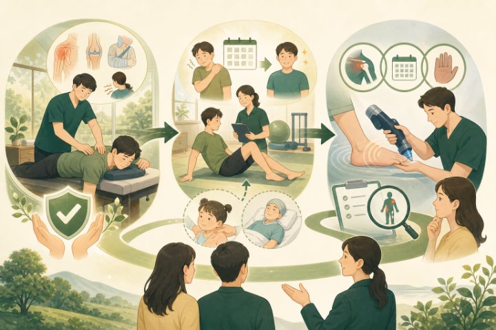 도수치료·체외충격파 기준 한눈에 보기